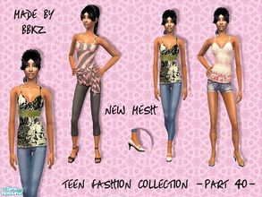 Sims 2 — Teen Fashion Collection - part 40 - by BBKZ — Available as everyday. New MESH BBKZ 030611 included in the set.