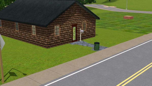 Sims 3 — Slim Starter by BallinBC2 — A small starter home that costs just under $16,500. It has one Bedroom and 1