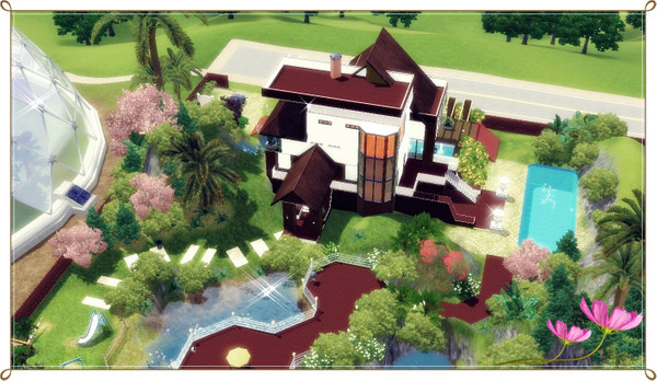 Sims 3 — Silent Hill by Jindann — This is my second large lot (60 x 60) but the house is simple. Have it and enjoy