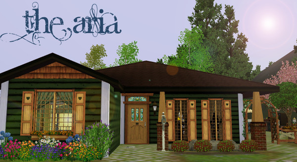 Sims 3 — The Aria by stargirl220862 —  A two bedroom, two bath house with a craftsman-style feel to it. Spacious,