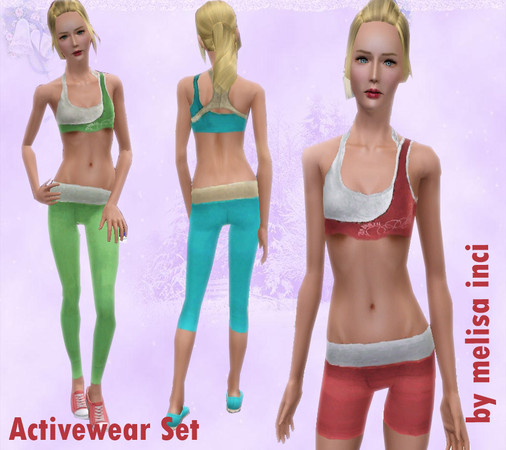 Sims 3 — Activewear set  by melisa_inci — Activewear set by melisa inci Everyday-Sleepwear-Athletic Young Adult-Adult 3