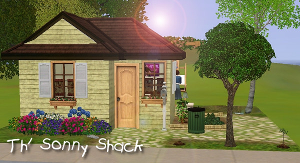 Sims 3 — Th' Sonny Shack by stargirl220862 — Are your sims broke? Did their husband or wife kick them out of the house,