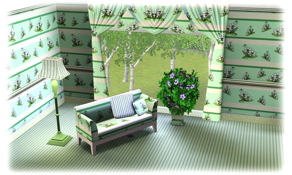 Sims 3 — marcorse_trout lily pattern by marcorse — The demure little wild trout lily makes an enchanging horizontal