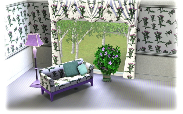 Sims 3 — marcorse_scotch thistle pattern by marcorse — The ubiquitous scotch thistle - probably not endearing to a lot of