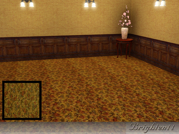 Sims 3 — BR11 Leafy Tropical Rug by Brighten11 — Leafy Tropical Rug - Brighten11