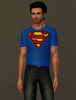 Sims 3 — Super Man T-Shirt by Lee12321 — I really like T-Shirts with the Superman Logo so I decided to Create one :D