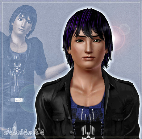 Sims 3 — Liu Vong, half-asian boy by astara2 — Liu is half an asian and half an european sim. He is Childish and Party