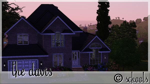 Sims 3 — The Davis by schools2 — This is a home I built awhile back; just now uploading it. Isn't the best, but hey. Its