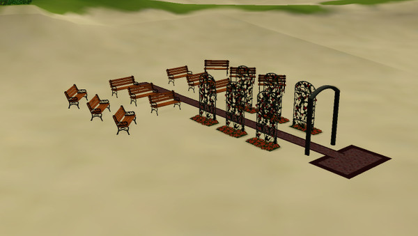 Sims 3 — Wedding Beach by deerwalker2 — A beach spot for a wedding.