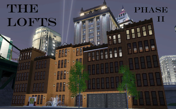 Sims 3 — The Lofts-Phase II by orlov — The Lofts- Phase II is the companion Mill to The Atlantic Mils Lofts. With both