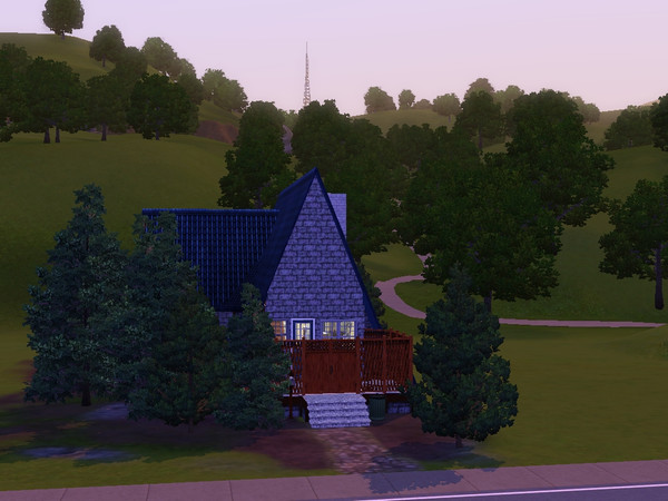Sims 3 — Alpine Loft by shimmshaw2 — 2 bed/ 2 bath. Cozy, affordable living for an outdoorsy sim family. First floor has