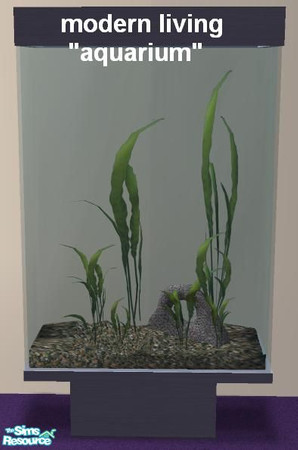 Sims 2 — MODERN LIVING - Moder Aquarium by archys creations — FOR THE MESH GO TO ( because I can not find other way ):