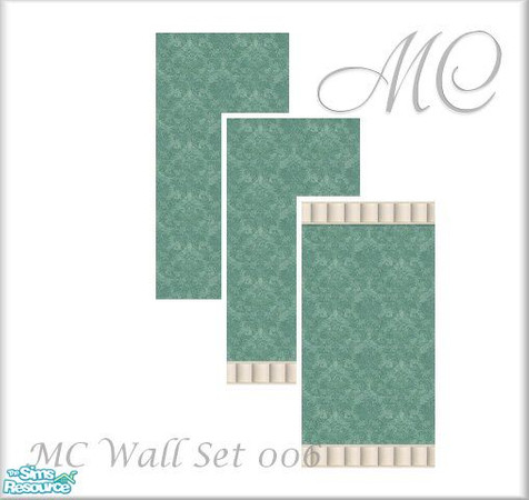 Sims 2 — MC Wall Set 006 by mistresscris — Created by MistressCris.