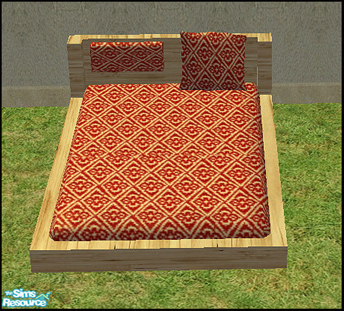 Sims 2 — Valentine - bed recolor by steffor — 