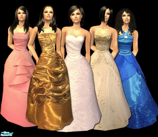 Sims 2 — Fairytale Gown Collection by nikisatez05 —  