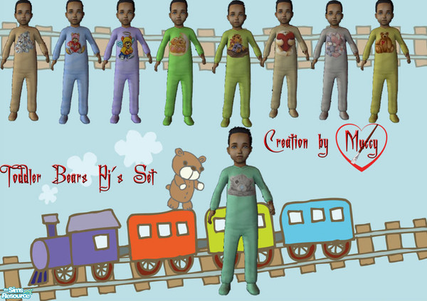 Sims 2 —  by Muccy — This is the first Clothing Recolor Set. I hope you like my creations and feel free to give your