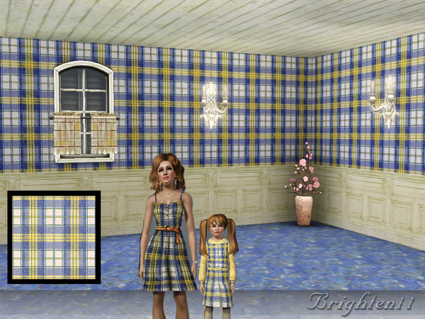 Sims 3 — BR11 FrenchCountryPlaid by Brighten11 — French Country Plaid - Brighten11