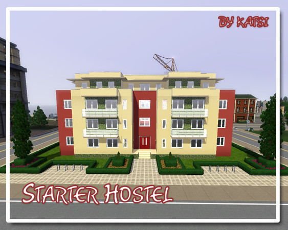 Sims 3 — Starter hostel by katsi — Starter hostel by Katsi