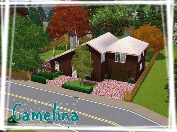 Sims 3 — Camelina by SugoiZiua2 — Camelina is a big house for a 4 or 5 Sims family. It includes a living room with a