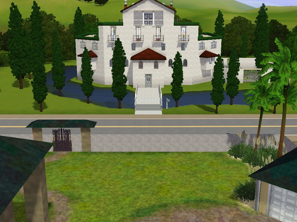 Sims 3 — Castle by reza692 — Based on the Assassins creed Brotherhood Castello sant`angelo. It looks kind of the same and