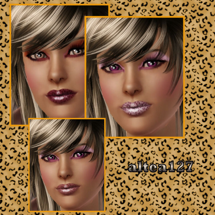The Sims Resource - Leopard lipstik