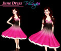 Sims 3 — Tehmango - June Dress by tehmango2 — June dress made by Tehmango . This is custom mesh and I think it can