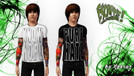 Sims 3 — Escapist Clothing by Kaoruz2 — Just started creating some custom content, these are 2 t-shirts from Escapist