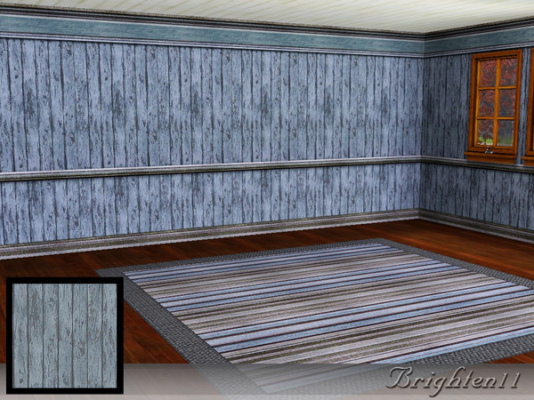 Sims 3 — BR11 Old Blue Siding by Brighten11 — Old Blue Siding - Brighten11 Seamless with two editable channels. Have fun!