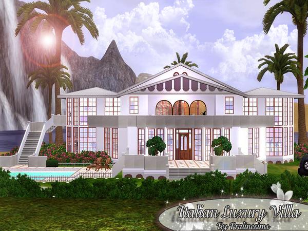 Sims 3 —  by TSR Archive — Italian Luxury Villa This gorgeous beauty has lot of space for a huge family! first floor: 2
