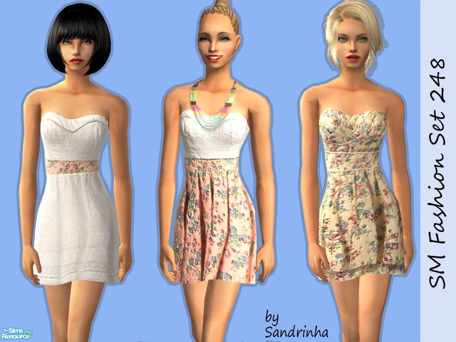 The Sims Resource - SMSims Fashion Set 248 - Casual for Female
