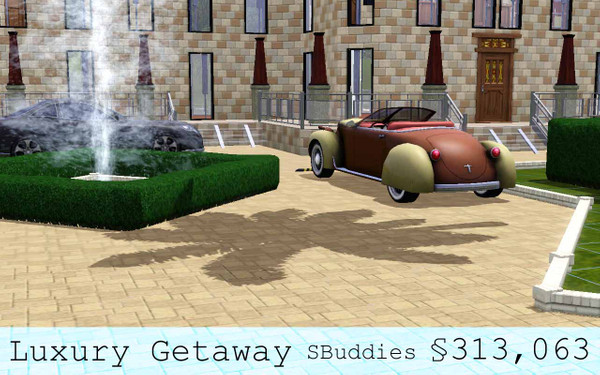 Sims 3 — Luxury Getaway  by SBuddies2 — Posh, yet homely. The perfect holiday house will give your sims exactly what they