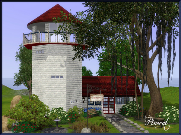 Sims 3 — Hidden Harbor Books and Gifts by Pinecat — Buy books, buy and sell consignment items, use the computers or just