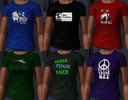 Sims 3 — Tobuscus T-Shirt Pack (F) by erthgrl98702 — Not satisfied with just the Tobuscus Logo Shirt? This pack contains