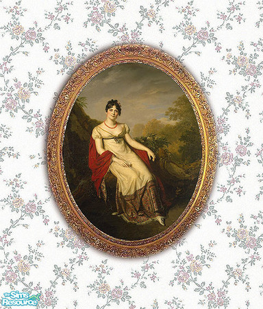 Sims 2 — Empress Josephine Mini Portrait set - unknown II by micha89 — Empress Josephine of France; again, the artist is