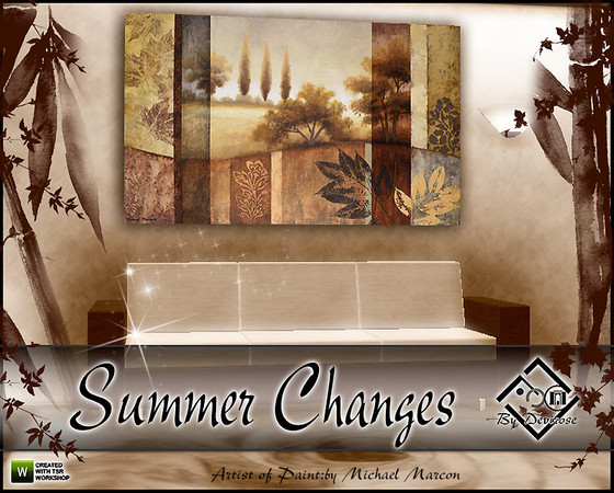 Sims 3 — Summer Changes  by Devirose — by Devirose-Suggestive and elegant paint. -Artist of Paint:by Michael