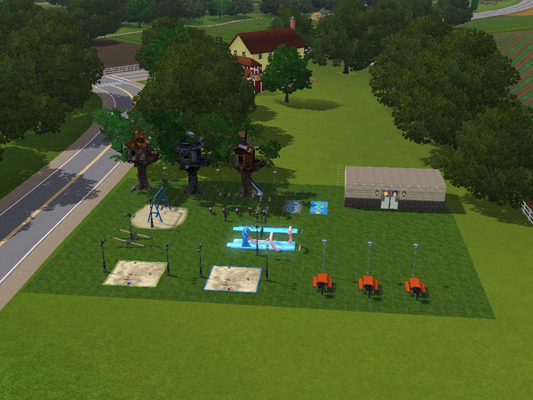 Sims 3 — Sims Family Park by dakota1960 — If you want to get away from the hustle and bustle, and you want to spend time