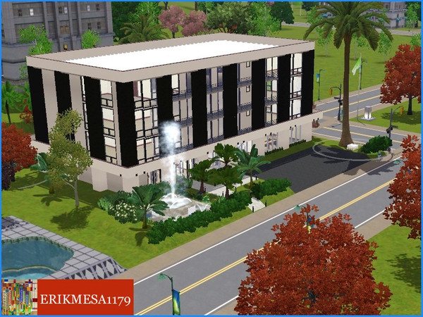 Sims 3 — EM3 Cascadia Apartment by ErikMesa1179 — Luxury living in the top floor penthouse. Features 4BR, 2BA, large