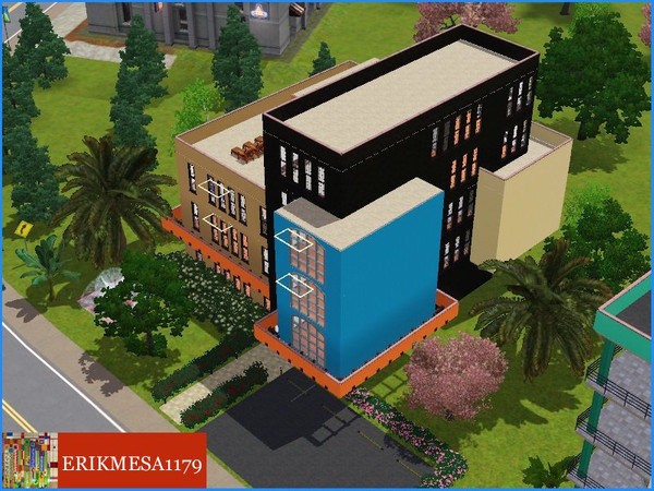 Sims 3 — EM3 Hampton Ridge Apartment by ErikMesa1179 — Comfortable 1BR loft apartment with private laundry room and large