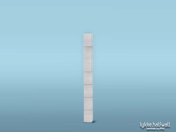 Sims 3 — Lykke Halfwall Convex  by DT456 — Lykke Halfwall Convex DT456 for TSR - TSRAA
