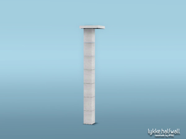 Sims 3 — Lykke Halfwall Convex with Shelf by DT456 — Lykke Halfwall Convex with Shelf DT456 for TSR - TSRAA