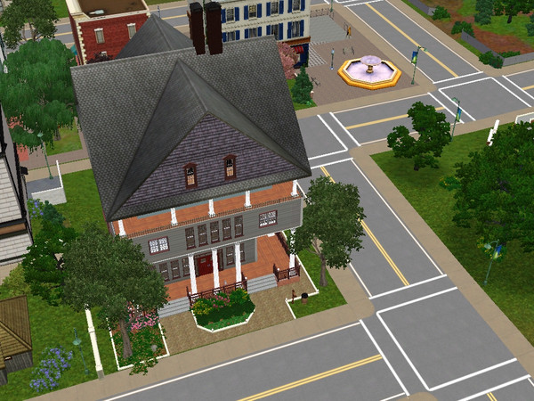 Sims 3 — Smith Manor by trucactor2 — This beautiful American Colonial style home has 5 bedrooms and 4.5 bathrooms. There