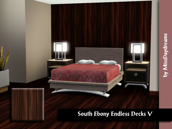 Sims 3 — South Ebony Endless Decks (Vertical) by MissDaydreams — South Ebony Endless Decks Vertical