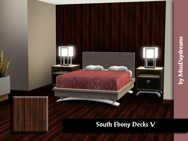 Sims 3 — South Ebony Decks (Vertical) by MissDaydreams — South Ebony Decks Vertical
