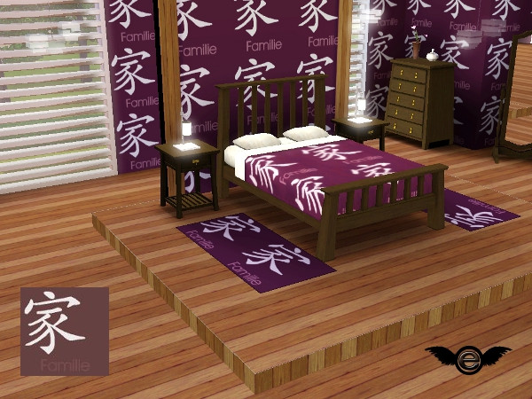 Sims 3 — Asian Pattern Set - Familie by engelchen1202 — Asian Pattern Set - Familie by engelchen@blogspot.com recolorable