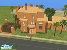 Sims 2 — Balcony Beach House by dreaming_vampire — House set on a beach lot including : a pool house, beach acces,
