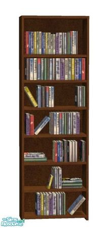 Sims 2 — Merokkan Living Bookcase by RhondaBlonda — A living room suite in Merokkan style. Made of teak wood. 