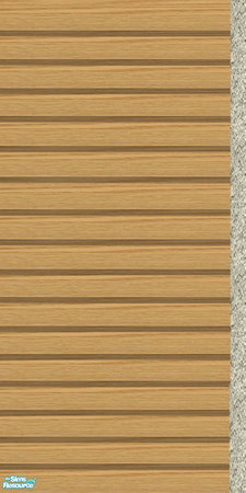 Sims 2 — Natural Walls - Natural Wall Right by TheNumbersWoman — These Natural Wood Walls are just the thing your starter