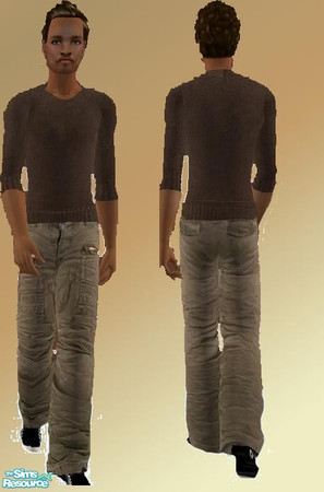 Sims 2 — BROWN MALE COLLECTION - 5fbdbca3 Brown 01 by archys creations —  mesh SG: GO TO THE simguys, male, adult,