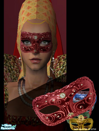 Sims 2 — Venice Masks - (charming) by artrui — Each mask hat its character.