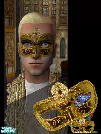 Sims 2 — Venice Masks - (royal) by artrui — Each mask hat its character.